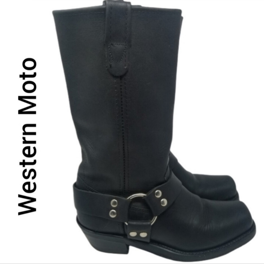 Double-H Women's 12" Harness Longhorn Leather Work